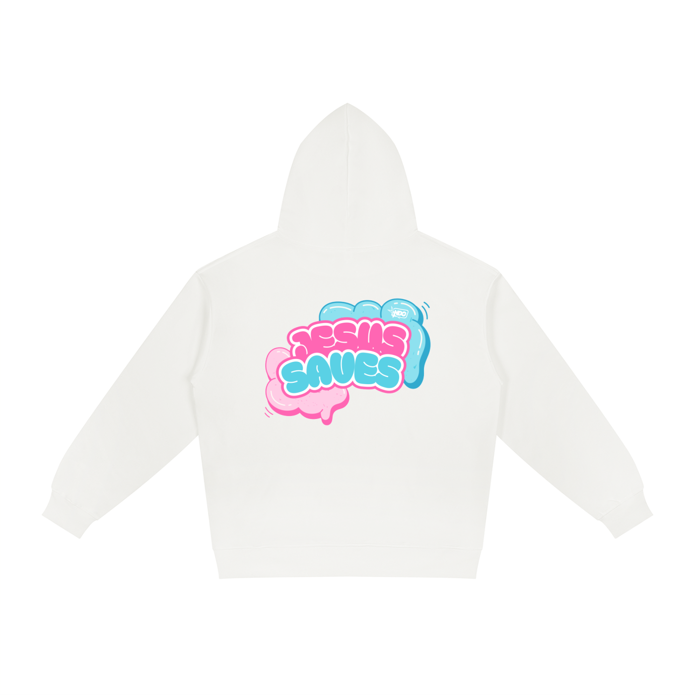 Jesus Saves Cotton Candy Hoodie