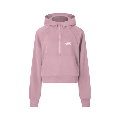 NDO Cropped Half-Zip Hoodie