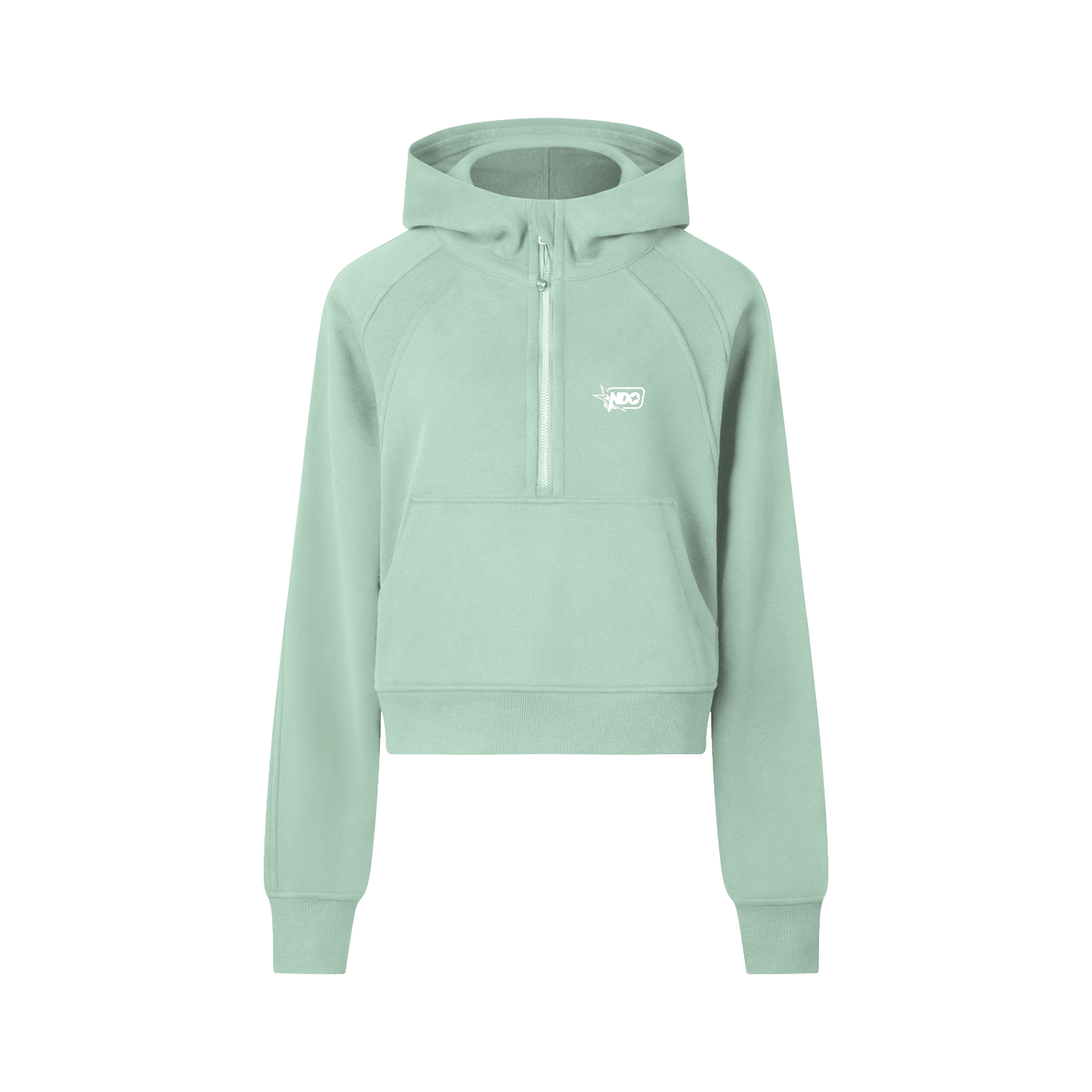 NDO Cropped Half-Zip Hoodie