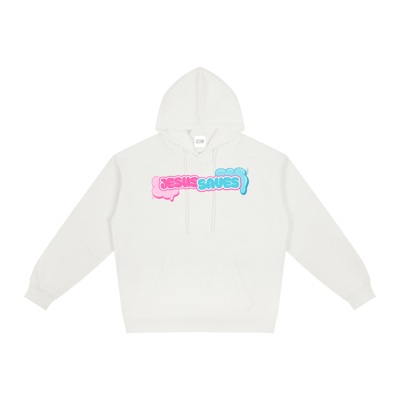 Jesus Saves Cotton Candy Hoodie