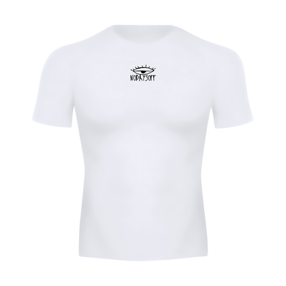 Matthew 6:22 Compression Shirt - White