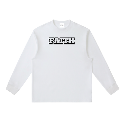 Faith University Crewneck Long-Sleeve T-Shirt