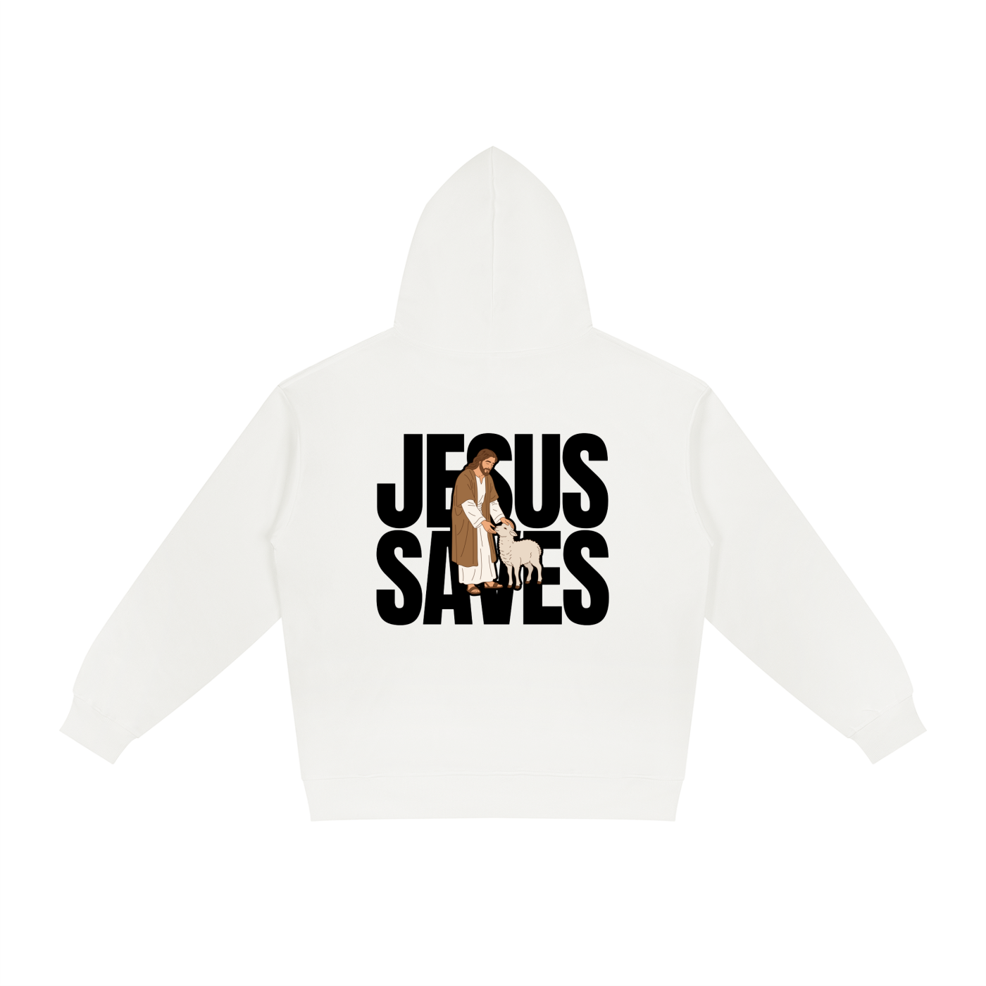 Jesus Saves Graphic Hoodie