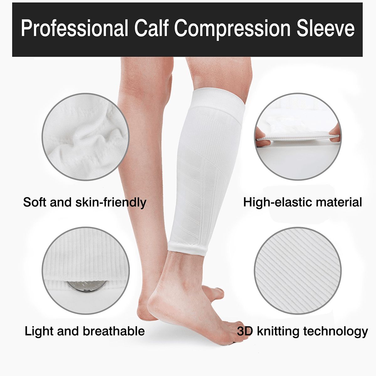 NDO Calf Sleeve - White
