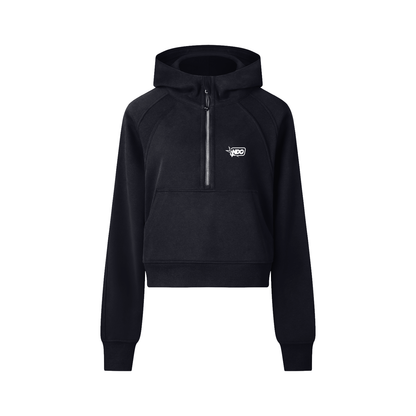 NDO Cropped Half-Zip Hoodie