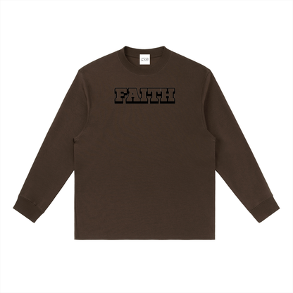 Faith University Crewneck Long-Sleeve T-Shirt
